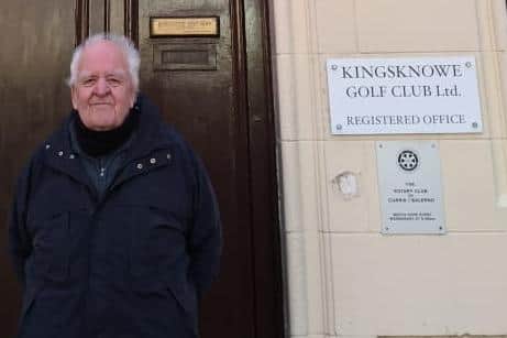 Graham Ewart was the treasurer at Kingsknowe for more than 35 years. Picture: Michael Kanev
