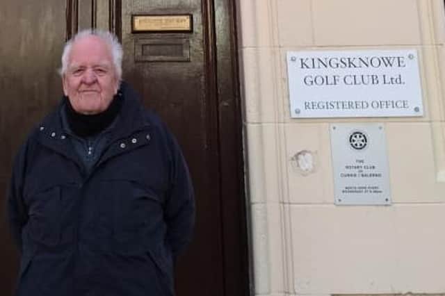 Graham Ewart was the treasurer at Kingsknowe for more than 35 years. Picture: Michael Kanev
