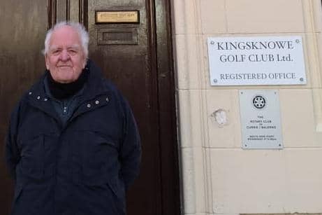 Graham Ewart was the treasurer at Kingsknowe for more than 35 years. Picture: Michael Kanev