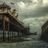 Overall Winner - Michael Marsh - The Brighton Palace Pier. 
Skydivers over the Great Pyramids of Giza and a Welsh farmhouse are just some of the astonishing pictures from the 2020 Historic Photographer of the Year Awards. The awards called on photographers to capture â€œhistory all around usâ€, in the form of historical places and cultural sites around the world. Astonishing images of civilisationâ€™s most iconic landmarks, including the Taj Mahal, Pompeii and the Palace of Versailles are just some of the historical sites featured. But the Overall Winner out of thousands of entries in the worldwide competition was awarded to Michael Marsh, for his sombre picture of Brighton Palace Pier, captioned  â€œstanding in the full force of weather and timeâ€.