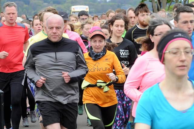 Dozens of parkruns are held in Scotland every Saturday (Picture: Lisa Ferguson)