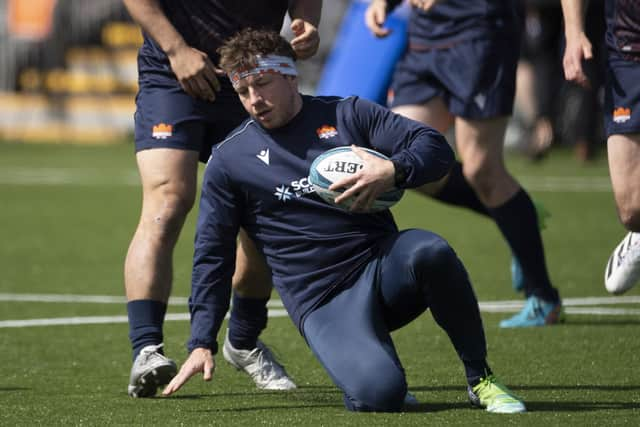 Edinburgh's Hamish Watson would rather the 1872 Cup second leg against Glasgow was played at the DAM Health Stadium rather than Murrayfield. (Photo by Paul Devlin / SNS Group)