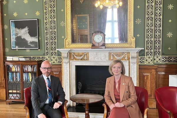 SNP MP Martin Docherty-Hughes attended the meeting with foreign secretary Liz Truss.