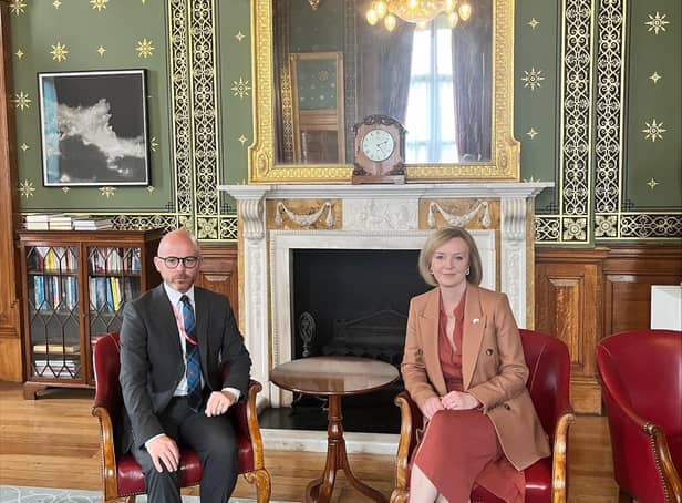 SNP MP Martin Docherty-Hughes attended the meeting with foreign secretary Liz Truss.