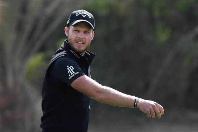 Danny Willett pictured during last week's Abu Dhabi HSBC Championship at Abu Dhabi Golf Club, where he closed with a 68 to finish in the top-20 behind fellow Englishman Tyrrell Hatton. Picture: Ross Kinnaird/Getty Images.