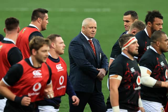 Lions coach Warren Gatland revealed it was the players' decision to go for the corner rather than kick penalties. Picture: David Rogers/Getty Images