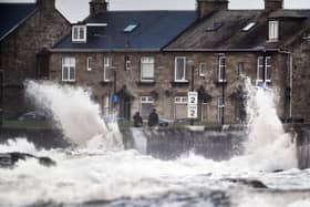 The west of Scotland is set to see the worst of the wind.