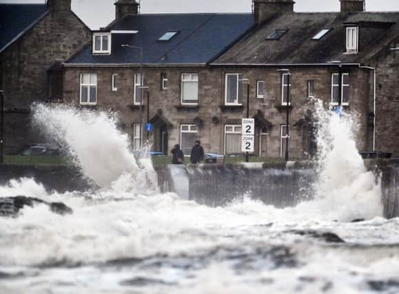 The west of Scotland is set to see the worst of the wind.