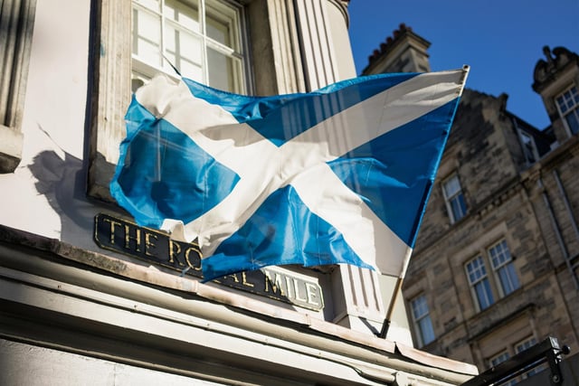 The current flag of Scotland is also known as the ‘Saint Andrew’s Cross’ or ‘Saltire’ and it reportedly dates back at least 500 years but the story of its origins dates all the way back to biblical times. It is said in 60AD, Saint Andrew the Patron Saint of Scotland was to be crucified and he felt unworthy to have this done to him on a traditional cross and thus the X-shaped cross or ‘Saltire’ we see today was used in its place.