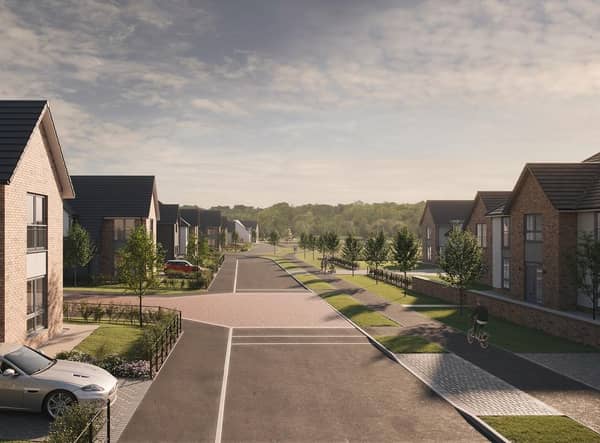 The first properties - five-bedroom detached 'forever' homes - at the capital's new Cammo Meadows development have gone on the market
