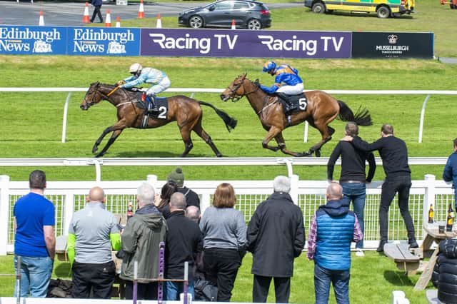 Musselburgh will remain limited to a crowd of 1,000 for its next three meetings. Picture: Lisa Ferguson