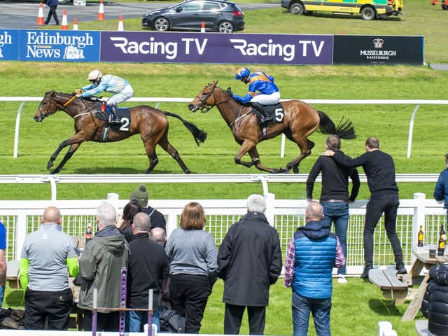 Musselburgh will remain limited to a crowd of 1,000 for its next three meetings. Picture: Lisa Ferguson