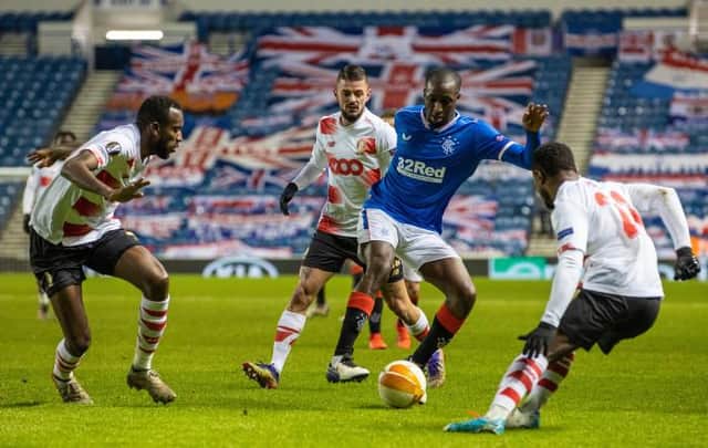 Securing a new contract for Glen Kamara, pictured in action against Standard Liege on Thursday night, is a priority for Rangers manager Steven Gerrard ahead of the January transfer window. (Photo by Alan Harvey / SNS Group)