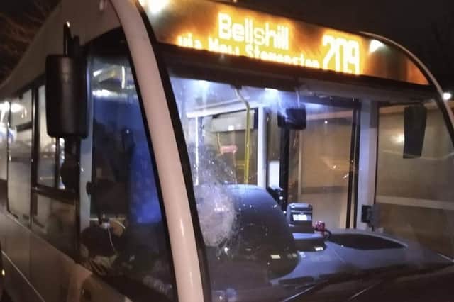 The service 209 in North Motherwell will be terminated as vandals continue to target buses on the route.