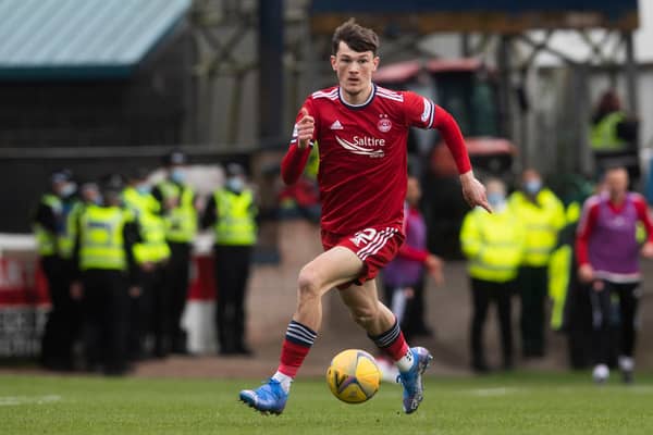 Calvin Ramsay in action for Aberdeen.  (Photo by Craig Foy / SNS Group)