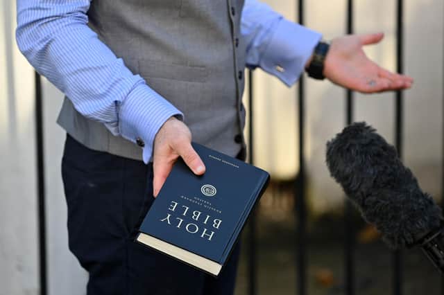 The books of the Bibile express the moral standards of their time, not of ours