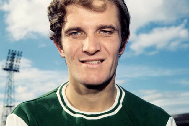 Edinburgh-born Willie Hunter played for Hibs in the 1968-69 League Cup final.