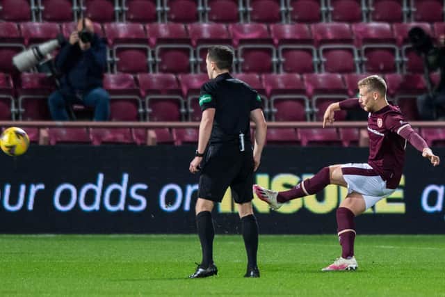 Stephen Kingsley has only played at an empty Tynecastle for Hearts so far.