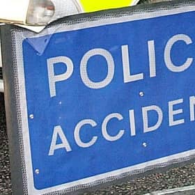 Two vehicles were involved in the crash 