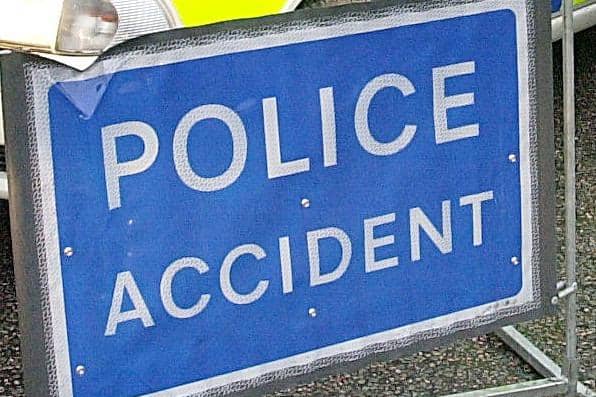 Two vehicles were involved in the crash 