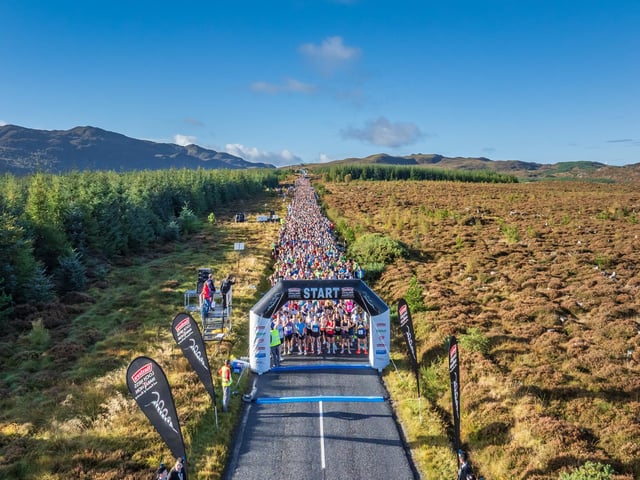 The event saw a record 10,700 entries across all distances, with runners from across the world taking part