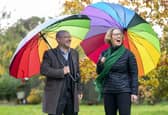 Scottish Green Party leaders Patrick Harvie and Lorna Slater