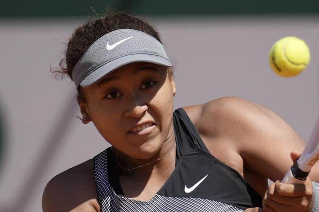 Japan's Naomi Osaka said she has "suffered long bouts of depression." Picture: Christophe Ena/AP