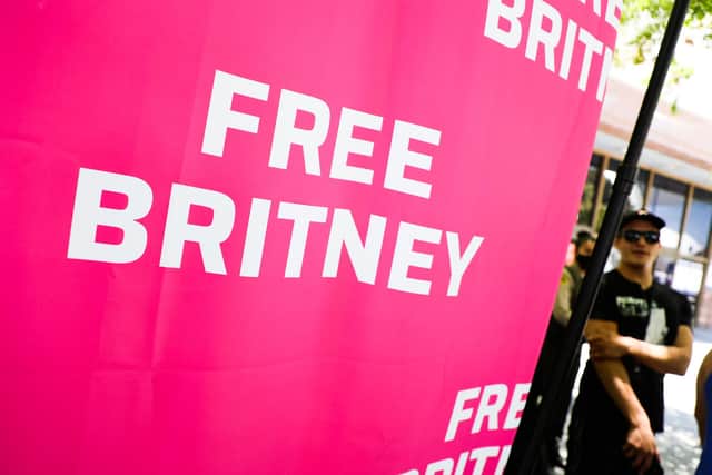 The singer has now openly criticised her conservatorship, branding it controlling and abusive. Picture: Rich Fury/Getty Images.
