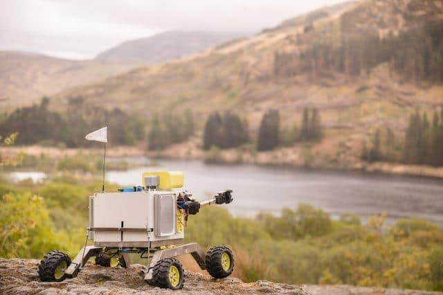 Historic spot: TA-M at Bruce's Stone overlooking Loch Trool