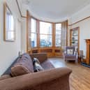 The property’s traditionally laid out living room