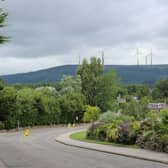 Proposed view of the wind farm from Banchory.