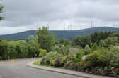 Proposed view of the wind farm from Banchory.