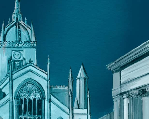 Edward Kane and the Innocent Railway. Illustration: Lesley-Anne Barnes Macfarlane