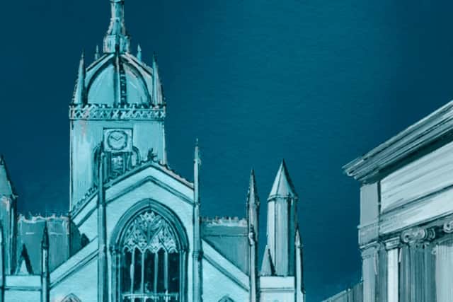 Edward Kane and the Innocent Railway. Illustration: Lesley-Anne Barnes Macfarlane
