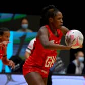Strathclyde Sirens goal keeper Towera Vinkhumbo has been in fine form. Picture: Ben Lumley