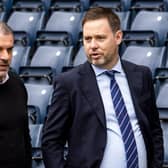 Celtic manager Ange Postecoglou and Rangers boss Michael Beale.