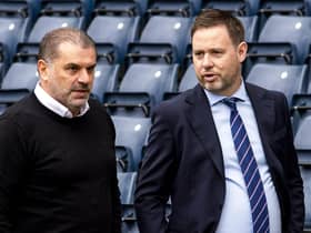 Celtic manager Ange Postecoglou and Rangers boss Michael Beale.
