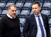 Celtic manager Ange Postecoglou and Rangers boss Michael Beale.