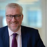 SFE's CEO Sandy Begbie welcomes Dufrain to the representative body for Scotland’s financial services industry. Picture: contributed.