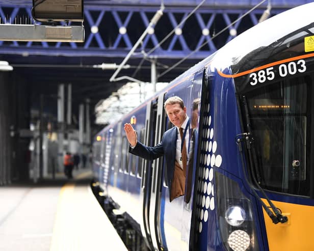 ScotRail's latest electric train fleet may come as a pleasant surprise to first-time passengers. (Photo by John Devlin/The Scotsman)