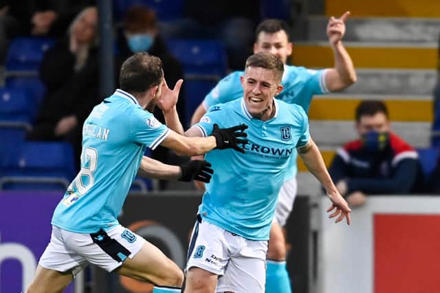 Luke McCowan has made the step up to the Premiership seamlessly. (Photo by Rob Casey / SNS Group)