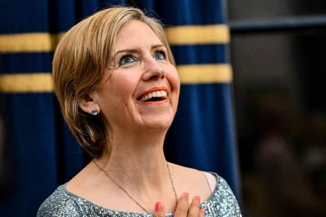 Reform UK's Dame Andrea Jenkyns also mocked the accent of a rival candidate