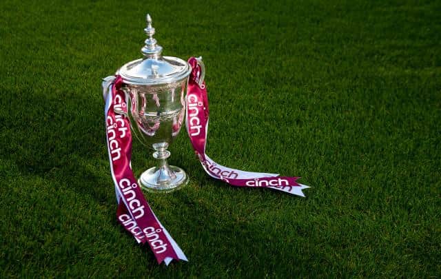 The cinch Championship trophy. (Photo by Ross MacDonald / SNS Group)