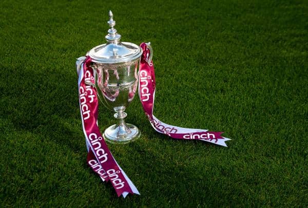 The cinch Championship trophy. (Photo by Ross MacDonald / SNS Group)