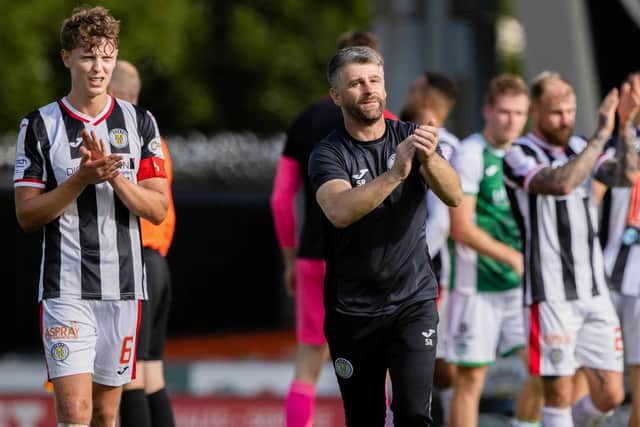 St Mirren were backed by an appreciative support.  (Photo by Craig Williamson / SNS Group)