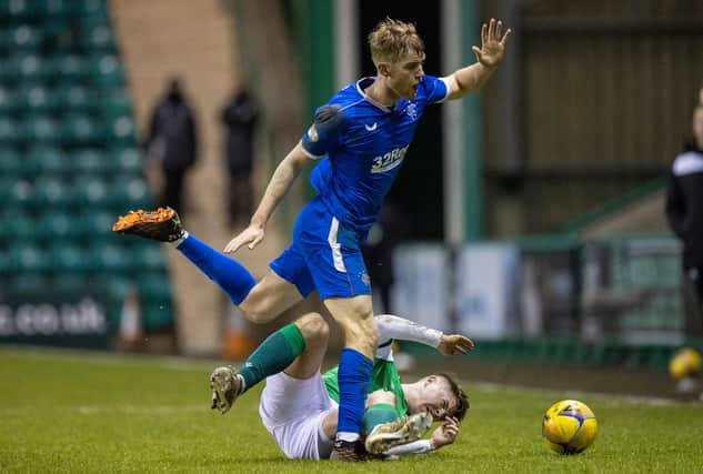 Filip Helander had a strong performance at Easter Road. Picture: SNS