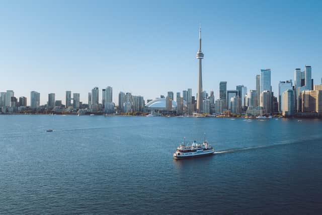 The Toronto Island ferry, providing a stunning view of the city skyline from Lake Ontario. Picture: Destination Toronto.