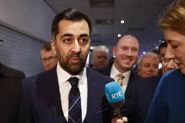Humza Yousaf speaks after being elected as new SNP party leader