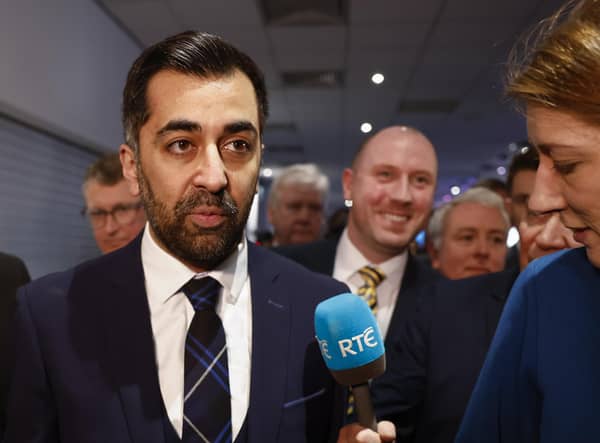 Humza Yousaf speaks after being elected as new SNP party leader
