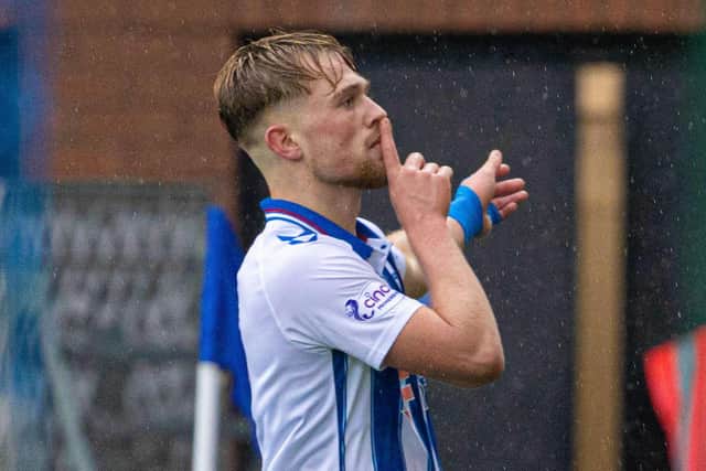 Kilmarnock's David Watson celebrates scoring to make it 5-2 over St Mirren last month. (Photo by Alan Harvey / SNS Group)